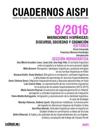 					View No. 8 (2016): Hispanic Migrations: Discourse, Society and Cognition
				